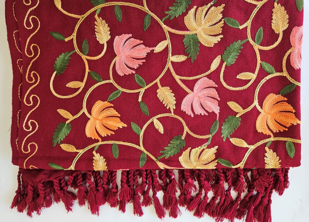 Embroidered Wool - Multi