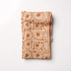 Cashmere Hand Embroidered Scarf - Beige/Orange